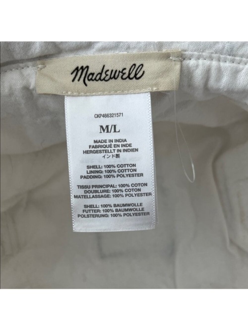 Madewell Quilted Patchwork Bucket Hat - Picture 6 of 7